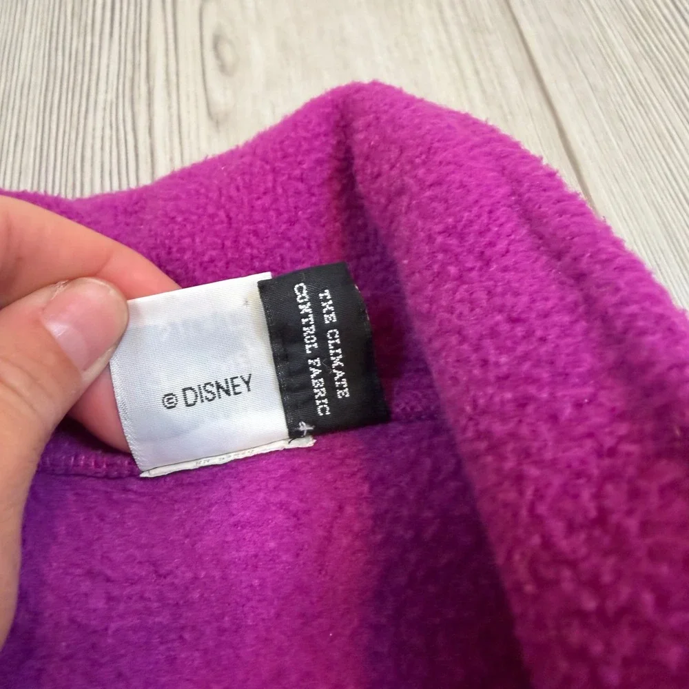 Disney Store Polartec Pocahontas Fleece Jacket Magenta Purple Fringe Kids